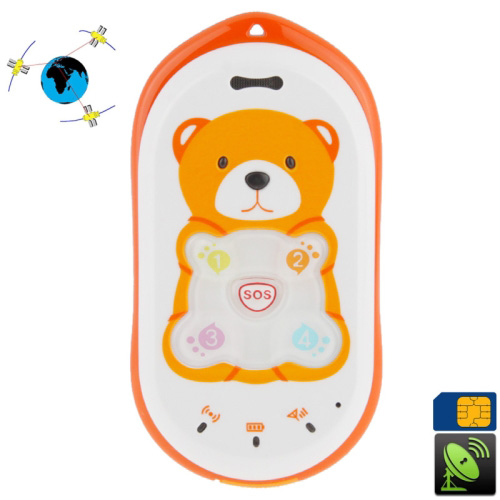 GPS GSM Cell Phone / GPS Tracker for Kid with Quad-Band, Single SIM, SOS and Ultra-low Radiation